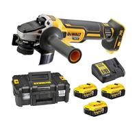 DEWALT Meuleuse d'angle sans fil 125 mm 3 x 5,0 AH DCG405P3