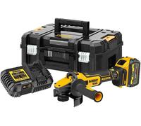Meuleuse Ø125mm 18V DEWALT DCG409T1-QW Brushless avec un coffret et une batterie 6,0 Ah 54V FLEXVOLT