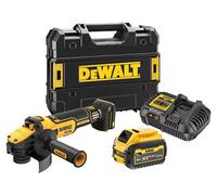 Meuleuse Ø125mm 18V DEWALT DCG409VSNT-XJ Brushless à vitesse variable avec coffret et une batterie 6,0 Ah