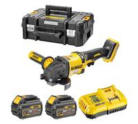 Meuleuse Ø125mm 54V DEWALT DCG418T2-QW avec coffret et 2 batteries 6,0 Ah FLEXVOLT