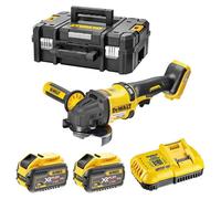 Meuleuse Ø125mm 54V DEWALT DCG418X2-QW avec coffret et 2 batteries 9,0 Ah FLEXVOLT