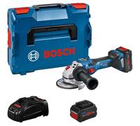Meuleuse Ø125mm BOSCH GWS 18V-15 SC + 2 batteries Procore 18V 5.5 Ah + 1 chargeur GAL 18V-160 - L-Boxx