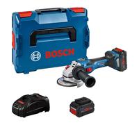 Meuleuse Ø125mm BOSCH GWS 18V-15 SC + 2 batteries Procore 18V 5.5 Ah + 1 chargeur GAL 18V-160 - L-Boxx