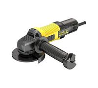 Stanley FATMAX Meuleuse d'Angle Filaire 850W 125 mm 12000 trs/min Démarrage Progressif Câble 4m Carter Ouvert et Carter Fermé Avec 1 Malette et 2ème Poignée Gamme FATMAX FMEG220-QS