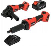 Meuleuse d'angle sans fil + meuleuse d'angle SET 18V, 125mm (1xBatterie 4Ah+Chargeur)