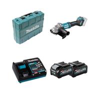Meuleuse Ø230 mm 40V GA038GZ01 + 2 batteries 40V 4 Ah + chargeur rapide DC40RA MAKITA