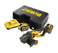 Meuleuse 230 mm XR FLEXVOLT 54V Brushless - DEWALT - 2 batteries 54V 3.0Ah - chargeur - coffret - DCG460X2-QW
