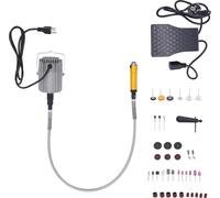 Meuleuse à arbre flexible suspendue - Graveur/meuleuse - 780 W - 220 V 50 Hz - 500-25000 tr/min - Vitesse réglable - Pour les travaux de joaillerie - Jaune