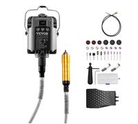 Ponceuse à arbre flexible VEVOR, 1000 W, 30.000 tr/min, outil rotatif, ponceuse suspendue multifonctionnelle pour graver, polir, percer et polir