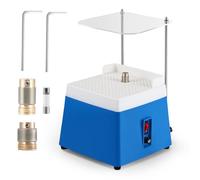 Meuleuse à Vitrail 65W avec Pare-Éclats en Acrylique, Machine Portable avec Molettes de 5/8" et 1", 4200 tr/min, Alimentation Automatique en eau, pour Vitrail DIY, Mosaïques, Céramiques