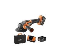 Meuleuse AEG - BEWS18-125BLPX2-502C - 18V Brushless - 125mm - 2 batteries 5,0Ah - Chargeur