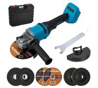Meuleuse angulaire 125 mm, moteur sans balais, 1180 W, 3 vitesses, multifonction