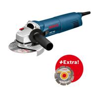 Meuleuse angulaire BOSCH GWS 1400 125 mm + Disque diamant BOSCH - 0601824900