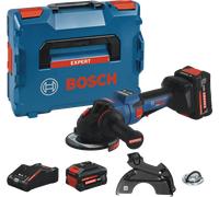 Meuleuse angulaire EXPERT EXWS18V-15PS 125mm - BOSCH - avec 2 batteries 8Ah - chargeur - L-BOXX - 06019M6402