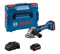 Meuleuse angulaire sans fil Bosch Professional GWS 18V-10 P + 2 batteries + Chargeur