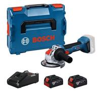 Meuleuse angulaire sans fil BOSCH PROFESSIONAL GWX 18V-8, 18V, 125mm, 2 batteries GBA 4,0Ah + GAL 1840 L X-LOCK