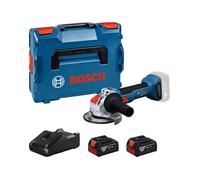 Meuleuse angulaire sans fil BOSCH PROFESSIONAL - GWX 18V-8 - 18V - 125mm - Avec 2 batteries GBA 4,0Ah + GAL 1840 L X-LOCK