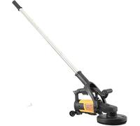 Meuleuse béton 3800W avec long manche, contrôle de vitesse en 6 étapes. Fraiseuse pour béton avec protection, disque abrasif diamanté de 180 mm, meuleuse d'angle étanche, idéale pour la rénovation, le