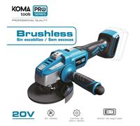 Meuleuse Brushless 20v Sans Fil, Puissante, Polyvalente - Koma Tools