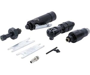 Meuleuse, Cliquet et Perceuse Pneumatique 3 en 1 - 214 x 56 x 322 mm - Polyvalente et Performante - D-Work