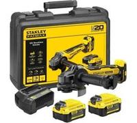 Meuleuse d angle sans fil 18V STANLEY FATMAX Brushless SFMCG700M2KQW 125 mm 2 batte