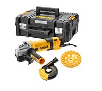 DeWalt Meuleuse d'angle DWE4257KT 125 mm 1500 W + set pour poncer le béton