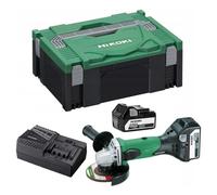 Meuleuse d'angle 18V Ø125 mm (2x5,0 Ah) en coffret - HIKOKI G18DSL2WUZ
