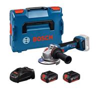 Meuleuse d'angle 18V GWS 18V-11 + 2 batteries 5Ah + chargeur sous L-BOXX - BOSCH - 06019N4103