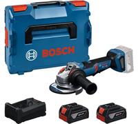 Meuleuse d'angle 18V GWS 18V-11 PS 125mm + 2 batteries 5Ah + chargeur - BOSCH - 06019N4302