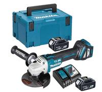 Meuleuse d'angle 18V LXT Ø125 mm (2x3,0 Ah) en MAKPAC - MAKITA DGA513RFJ