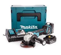 Meuleuse d'angle 18V LXT Ø125 mm (2x5,0 Ah) en MAKPAC - MAKITA DGA517RTJ