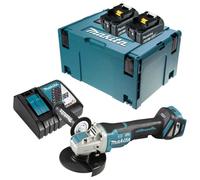 Meuleuse d'angle 18V LXT Ø125 mm (2x6,0 Ah) en MAKPAC - MAKITA DGA519RGJ