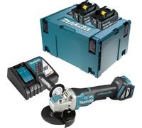 Meuleuse d'angle 18V LXT Ø125mm (2x6,0 Ah) en MAKPAC - MAKITA DGA519RGJ