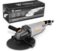 Meuleuse d'angle 2200W, 230mm, électrique, avec fil, 6500 tr/min, incluant poignée supplémentaire, carter de protection, clé, meuleuse d'angle pour le polissage, le meulage et le ponçage des bords