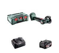 Meuleuse d'angle Ø76mm 18V CC 18 LTX BL + 1 batterie 18V 5.2 Ah + 1 chargeur ASC 145 METABO
