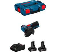 Meuleuse d'angle BOSCH GWS 12V-76 (2 x 6,0 Ah + GAL12V-40 + L-Boxx 102)