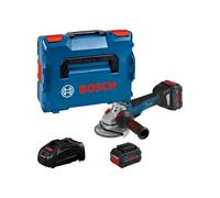 Meuleuse d'angle Bosch GWS 18V-10 PSC; 2x5,5 Ah accu.