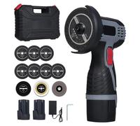 Meuleuse d'angle compacte, 16,8 V, 2 batteries, diamètre du disque : 76 mm, 17000 tr/min