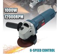 Meuleuse d'angle de 125 mm, moteur en cuivre pur de 600 W / 12 000 tr/min,pour la découpe, le meulage et le polissage des métaux.