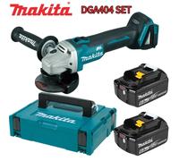 Meuleuse d'angle électrique sans balais Makita 18V 125mm DGA404 haute puissance rechargeable au lithium-ion pour la découpe et le polissage 1PCS DGA404