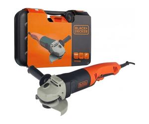 Meuleuse d'angle filaire - 1200W - Ø 125 cm - BLACK+DECKER - avec accessoires - coffret - KG1202K-QS