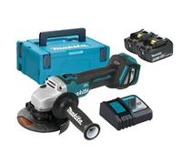 Meuleuse d'angle Makita Aku avec régulation 125mm Li-ion LXT 18V/3.0Ah, Makpac DGA511RFJ