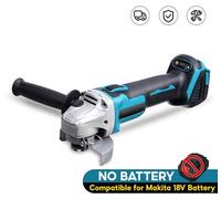 Meuleuse d'angle - Modèle à batterie 18 V - Disque abrasif de 125 mm - Filetage M14 - Moteur sans balais - Vitesse variable - Sans batterie ni chargeur