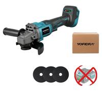 Meuleuse d'angle, moteur sans balais, 3 vitesses, SANS batterie