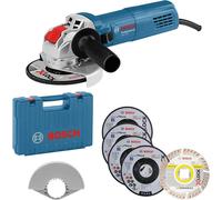 Meuleuse d'angle professionnelle Bosch GWX 750-125 avec système X-LOCK (diamètre du disque : 125 mm, puissance...)