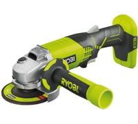 Meuleuse d'angle RYOBI 18V ONE+ 115 mm, 7 500 tr/min, Poignée auxiliaire, Livrée avec 1 disque à ébarber, R18AG-0