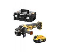 Meuleuse d'angle sans fil 125 mm 18 V - DCG405NT + Batterie lithium XR 18V 5Ah DCB184 DEWALT