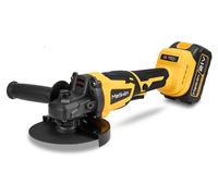 Meuleuse d'angle sans fil - 125 mm - Moteur sans balais - 1500 W - 3 vitesses - 12 000 tr/min - 2 batteries