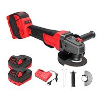 Meuleuse d'angle sans fil 18 V 8500 tr/min trois vitesses réglables taille 100 mm/125 mm pour couper meuler et polir.