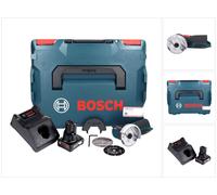 Meuleuse d'angle sans fil Bosch GWS 12V-76 Professional 12 V 76 mm sans balais + 1 batterie 6,0 Ah + chargeur + L-Boxx